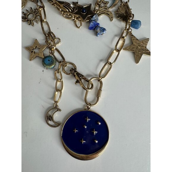 NWT Free People Maxamillion Charm Stargirl Necklace - Picture 4 of 5